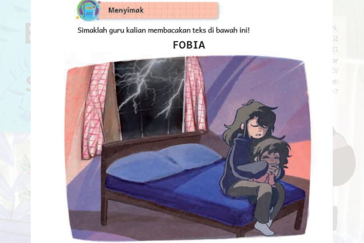 Cerita Tentang Fobia, Kunci Jawaban Bahasa Indonesia Kelas 4 Bab 1 Halaman 13 14 Kurikulum Merdeka