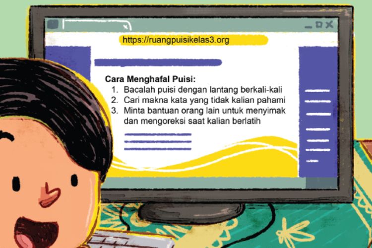 Kunci Jawaban Bahasa Indonesia Kelas 3 SD Kurikulum Merdeka Bab 3 Halaman 68 69 71: Cara Menghafal Puisi