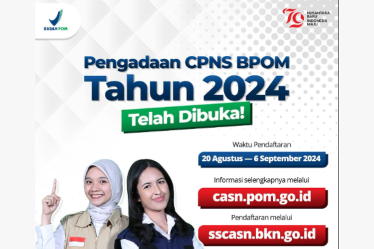 Formasi Tenaga Kesehatan BPOM Ini Dibuka Untuk Pelamar CPNS 2024 S1 Soshum: Gajinya Bikin Melongo