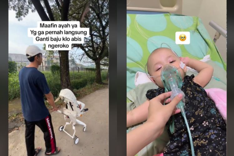 Viral! Video Ayah Perokok Temani Sang Buah Hati Jalan-jalan, Ini 3 Bahaya Dampak Asap Rokok bagi Kesehatan Anak