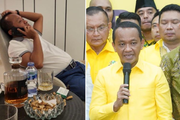 Bahlil Lahadalia Tertangkap Basah Nikmati Whisky Mewah, Terkuak Segini Harta Kekayaan Sang Ketum Golkar