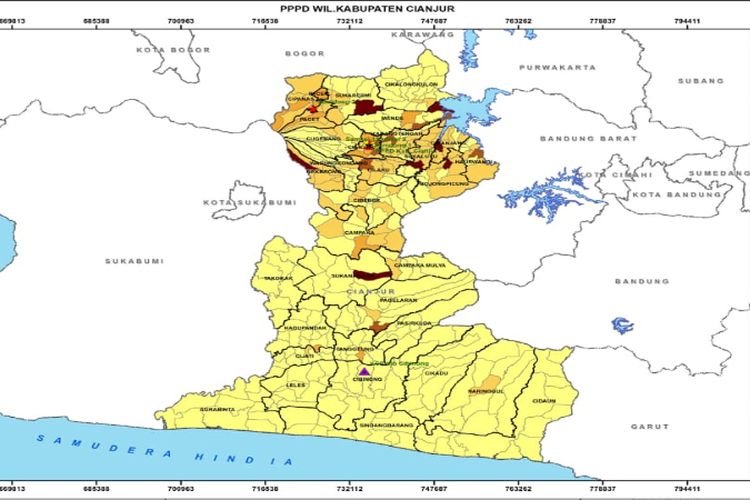 Kab Cianjur Relakan 269.950,46 Ha Menciut, 14 Wilayah Ini Diprediksi Jadi Kabupaten Baru di Jawa Barat