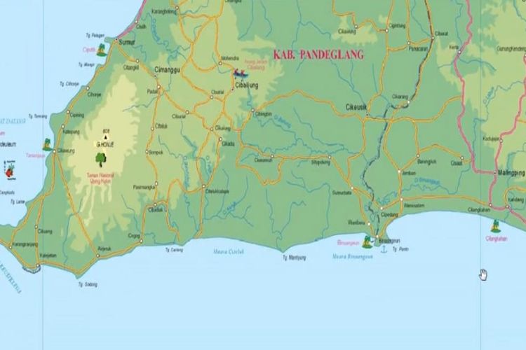 Kabupaten Pandeglang, Banten Bentuk Wilayah Baru 282,11 Kilometer Persegi: 7 Kecamatan Ikut Bergabung