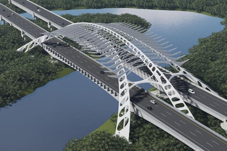 Lintasannya 916 Meter, Jembatan ‘Tulang’ IKN Siap Tembus Balikpapan Lewat Sungai Wain