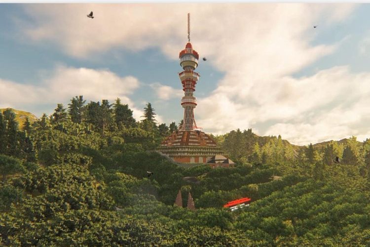 Ketinggian Dilarang Melebihi Pohon Kelapa, Ternyata Bali Punya Menara Pencakar Langit Setinggi 115 Meter