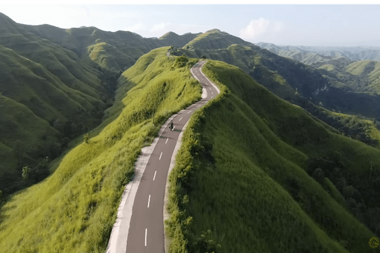 Dikira Menyusuri Savana Afrika, Ternyata Jalan Terindah di Dunia Ini Ada di Pulau Cantik NTT Seluas 11.153 km²