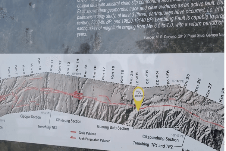 Bahaya Pergerakan Sesar Lembang, Warga Dihimbau untuk Waspada di Beberapa Titik Wilayah Bandung Raya