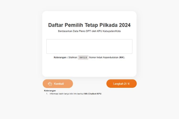 Bisa Cek Lewat Handphone, Begini Cara Cek Daftar Pemilih Tetap (DPT) Online Pilkada 2024! Pastikan Hak Pilih Anda