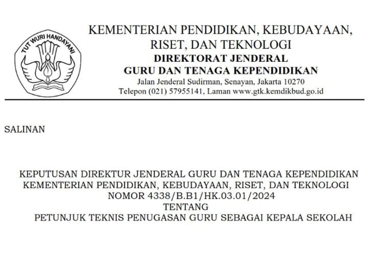 Aturan Terbaru! Sertifikat Guru Penggerak Bukan Lagi Jadi Syarat Pengangkatan Kepala Sekolah