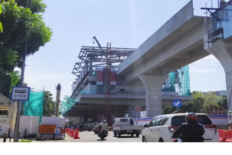 Telan Anggaran Rp 6 Triliun, Proyek Jalur LRT Jakarta Diperkirakan Tersisa 6,9 KM Lagi: Ini Progresnya