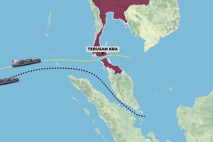 Didanai China Rp440 Triliun, Proyek Terusan Kra di Thailand Malah Bikin Geram Negara ASEAN