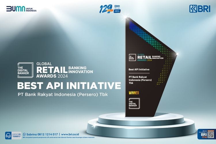 Berkat BRIAPI, BRI Sabet Penghargaan Internasional dalam ‘Global Retail Banking Innovation Awards 2024’