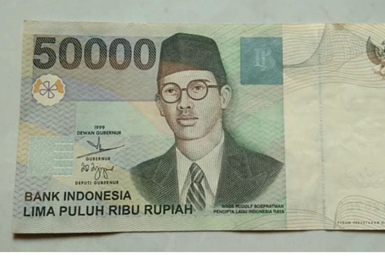 Uang Kuno 50 Ribu Rupiah Tahun 1999 Gambar WR Supratman Jadi Incaran, Segini Harga Jualnya di Pasaran