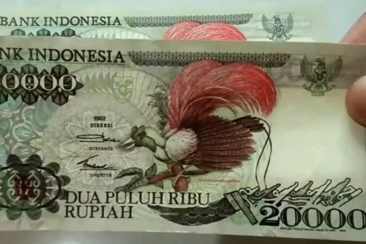 Gokil! Uang Lama Rp20.000 Burung Cenderawasih Tahun 1992 Harganya Tembus Ratusan Ribu di Pasaran