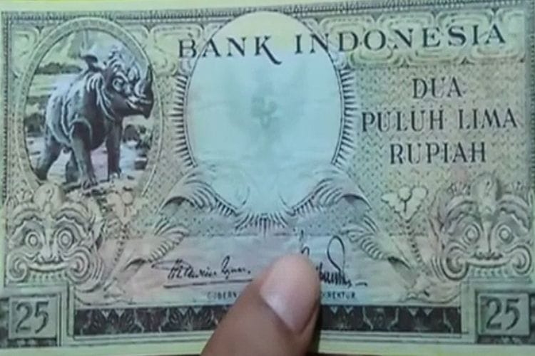 Laku hingga Rp200 Juta di Pelelangan, Ini Keunikan Uang 25 Rupiah Kuno Indonesia Bergambar Badak yang Banyak Dicari Kolektor