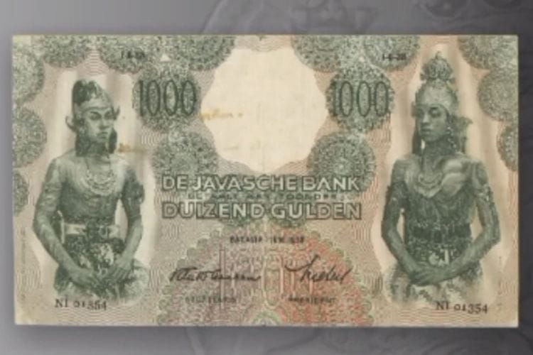 Uang Kertas 1000 Gulden Wayang Tahun 1930 Ini Dihargai Rp200 Juta per Lembar oleh Kolektor Surabaya, Berani Jual?