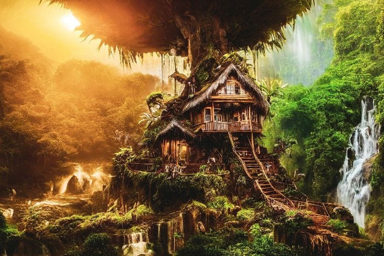 Bangun Rumah Setinggi 50 Meter, Suku Pedalaman Asli Papua Ini Terbiasa Hidup Menggelantung di Atas Pohon