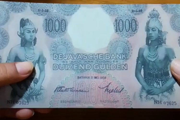 Ciri Ciri Uang Kuno 1000 Gulden yang Dijual di Pelelangan dengan Harga Ratusan Juta Rupiah
