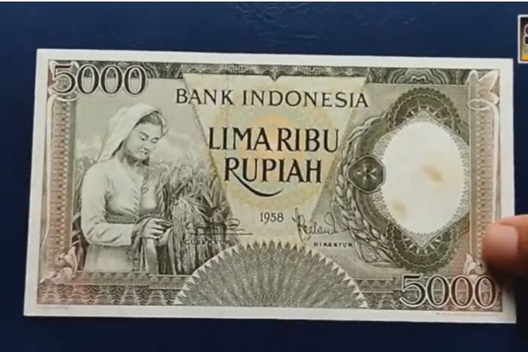 Uang Kertas Rp5.000 Langka Tahun 1958 Seri Pekerja, Siap Raup Cuan Puluhan Juta! Ini Sejarah dan Ciri-cirinya