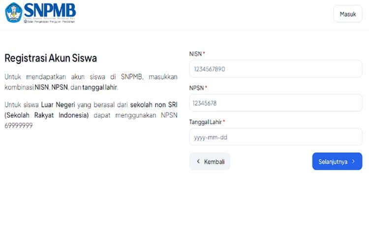 Cara Registrasi Akun SNPMB 2025, Calon Mahasiswa Baru Wajib Tahu!