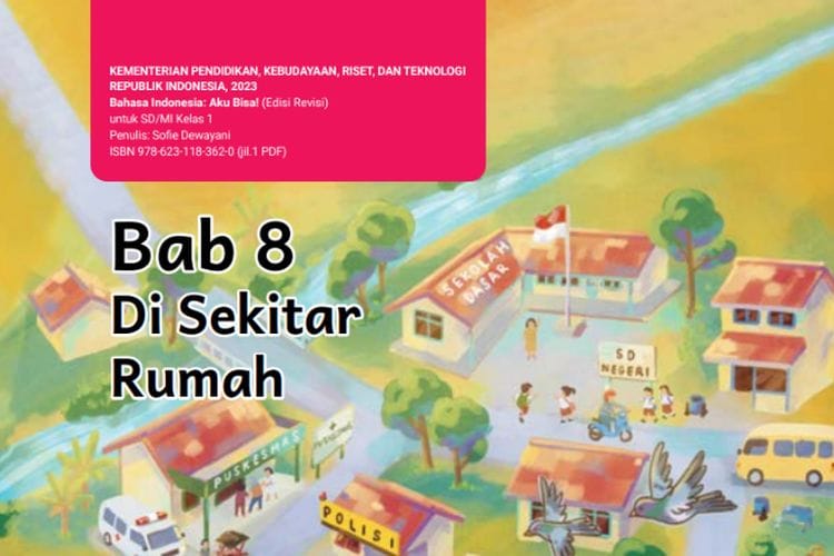 Bab 8 ‘Di Sekitar Rumah’, Kunci Jawaban Bahasa Indonesia Kelas 1 SD Hal 202, 205, 213, 214 Kurikulum Merdeka Edisi Revisi