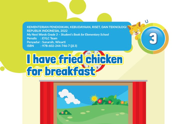 Chapter 3 I Have Fried Chicken for Breakfast, Kunci Jawaban Bahasa Inggris Kelas 3 SD Kurikulum Merdeka: Hlm. 26-39