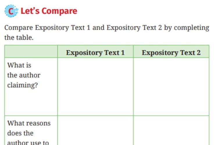 Let’s Compare Expository Text 1 & 2, Kunci Jawaban Bahasa Inggris Kelas 10 SMA Kurikulum Merdeka Hlm. 114