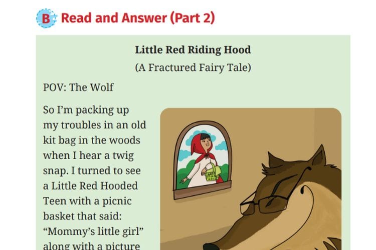 Terjemah Little Red Riding Hood, Kunci Jawaban Bahasa Inggris Kelas 10 SMA Kurikulum Merdeka: POV the Wolf (Part 2)