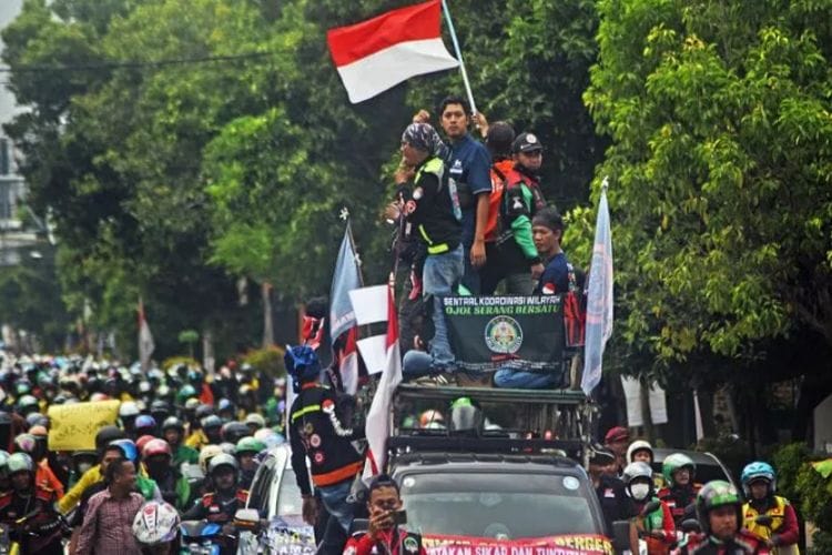 Ojol Tuntut Potongan Tarif 10 Persen saat Demo, Begini Kata Petinggi Grab Indonesia