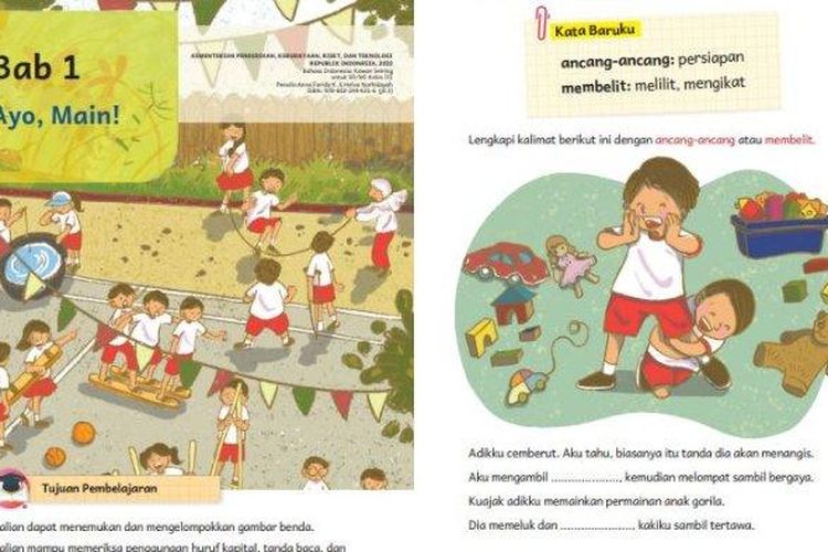 Kunci Jawaban Bahasa Indonesia Kelas 3 SD Hal 6 Kurikulum Merdeka: Kosakata Baru