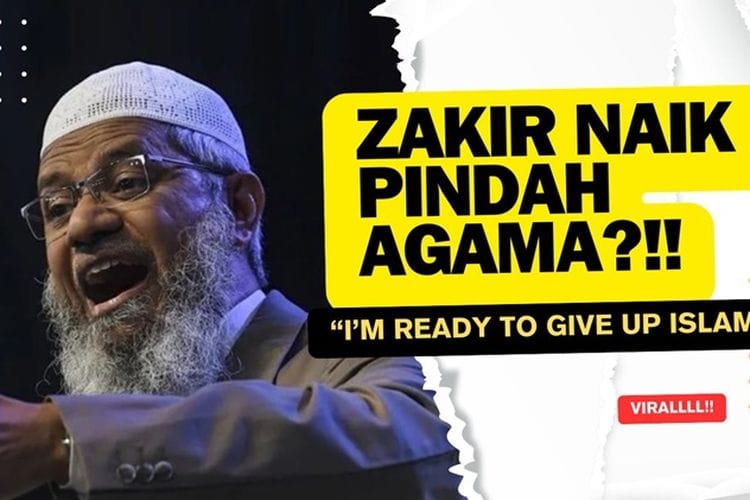 Blak-Blakan! Dr. Zakir Naik Akui Bersedia Pindah Agama dengan Syarat: I’m Ready to Give Up Islam