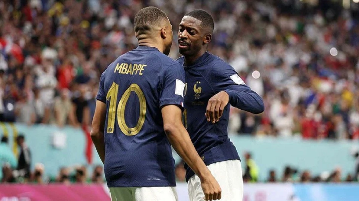 Prancis vs Spanyol, Duet Maut Mbappe-Dembele Samai Rekor Legendaris Ronaldo-Rivaldo