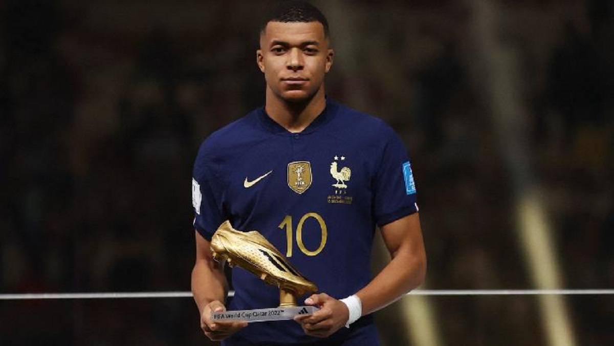 Momen Mbappe jadi Top Skor Piala Dunia 2022.
